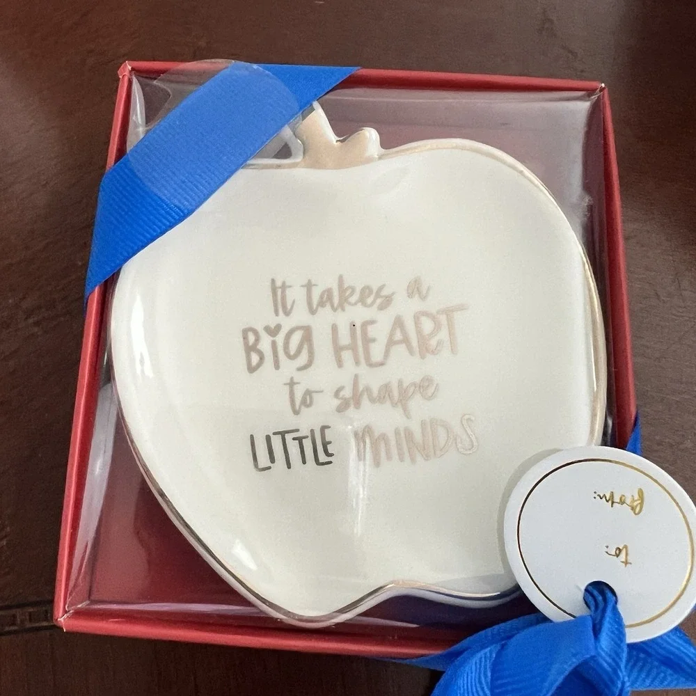 Teacher Apple Trinket Dish 